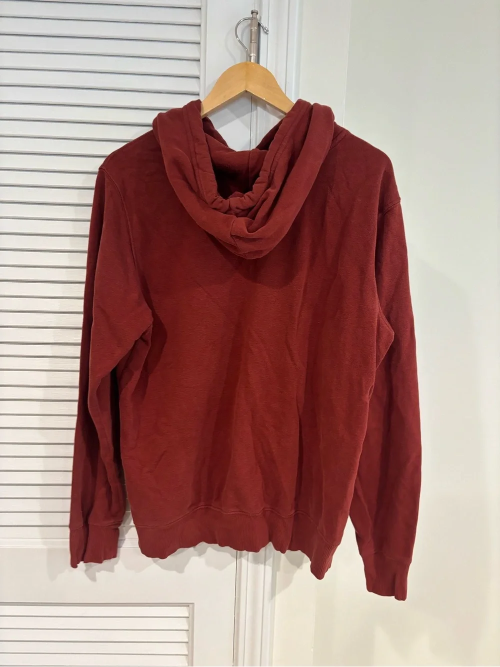 The North Face Men's Burnt Orange Red Hoodie